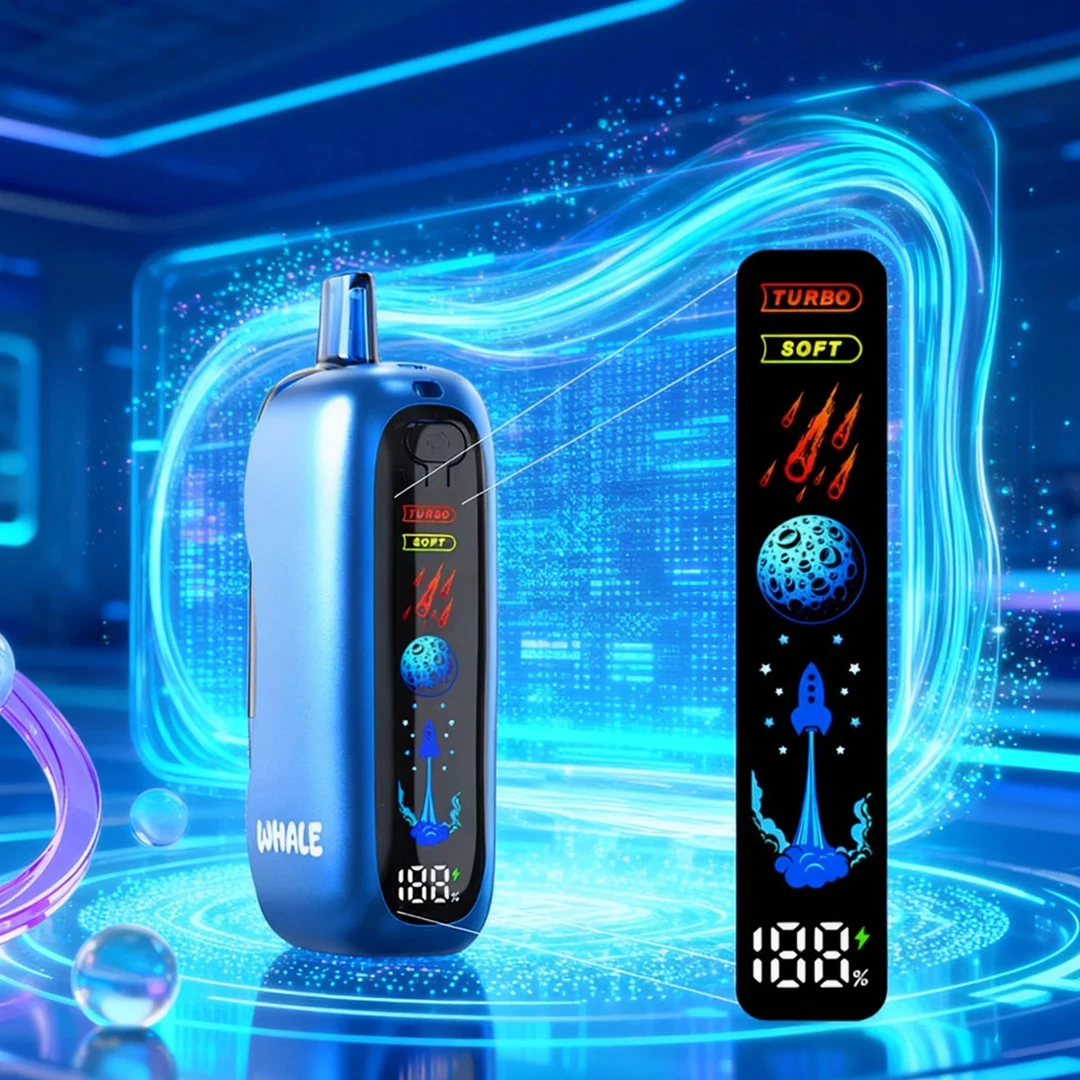 L'&eacute;cran intelligent JNR Whale 38K affiche le niveau de la batterie.